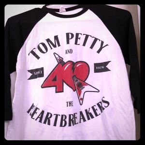 Tom Petty Concert Baseball T-Shirt